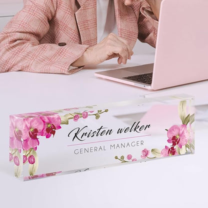 Desk Name Plate Personalized, Custom Name Plates - Image 3
