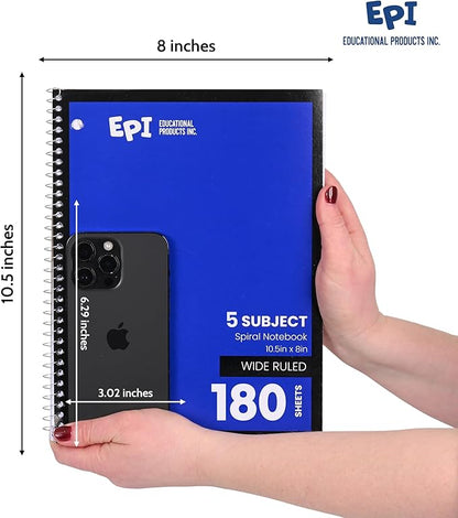 EPI Spiral Notebook | 5 Subject - Image 2
