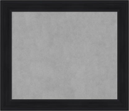 Amanti Art Black Framed Magnetic Board 25x29 Medium Vision Board by AmantiArt