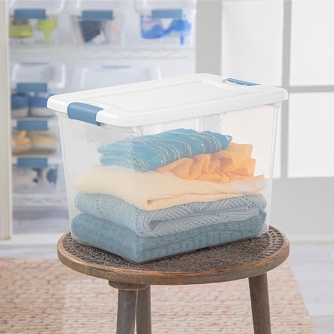 Sterilite 24-Pack Latching Box, Under Bed Storage Bins - Image 9
