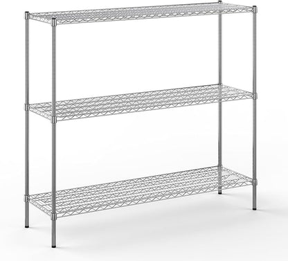 Regal Altair 18" Deep x 60" Wide x 54" Height Wire Shelving Kit | 3-Tier | NSF by Regal+Altair