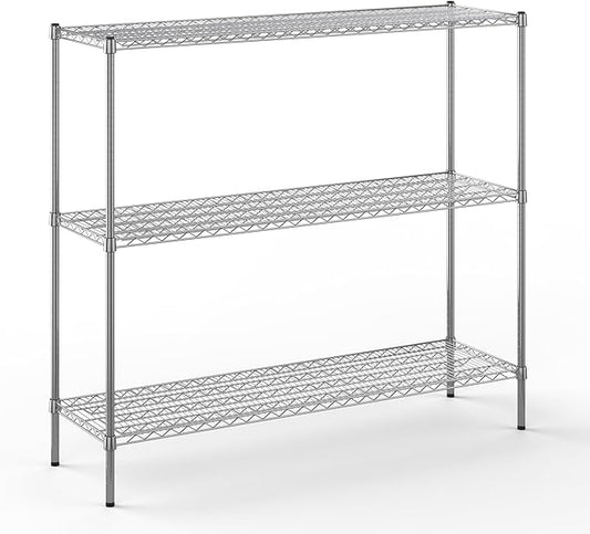 Regal Altair 18" Deep x 60" Wide x 54" Height Wire Shelving Kit | 3-Tier | NSF by Regal+Altair