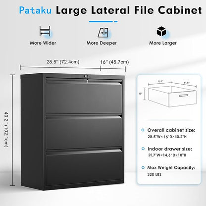 Pataku Metal Lateral File Cabinet - Image 3