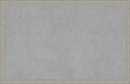 Amanti Art Grey Framed Magnetic Board 22x34 Large Vision Board by AmantiArt