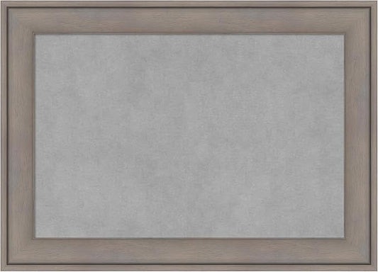 Amanti Art Grey Framed Magnetic Board 15x21 Small Vision Board by AmantiArt