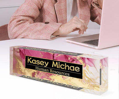 SalaGraphics Desk Name Plate Personalized, Custom - Image 5