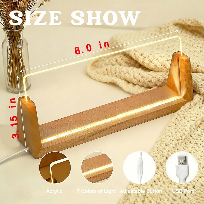 Custom Name Plate for Desk, Personalized Light Up Acrylic Desk Name Plate - Image 4