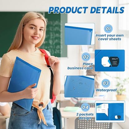 Henoyso 18 Pcs Plastic Folders - Image 3