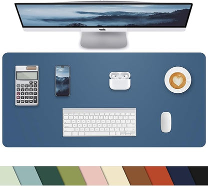 PULeather Non-Slip Desk Mat, Large Mouse Pad & Laptop Desk Pad by cebowa