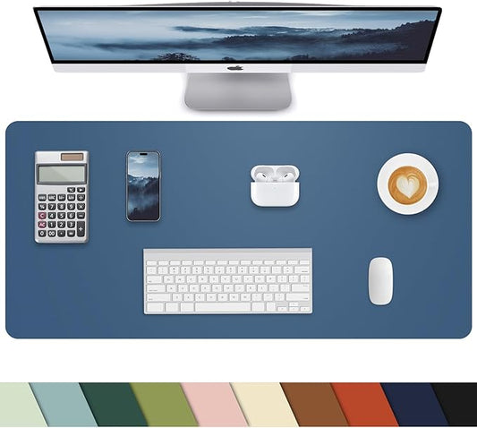 PULeather Non-Slip Desk Mat, Large Mouse Pad & Laptop Desk Pad by cebowa