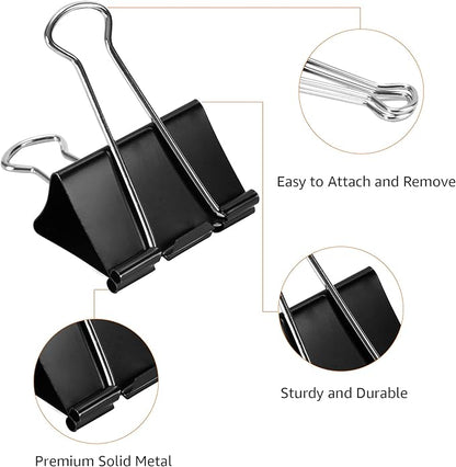 Amazon Basics Sturdy Binder Clips - Image 3