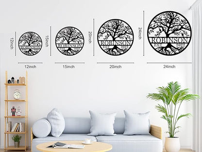 Wedding Gifts for Couples 2025 Last Name Signs for Home Personalized - Image 5