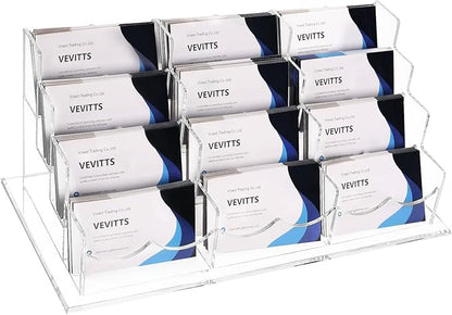Vevitts Business Acrylic Card Holder Display by Vevitts