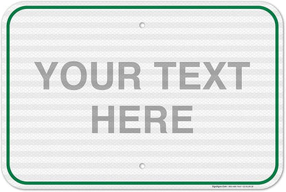 Custom Sign, Personalized Metal Signs, Customize by SigoSigns