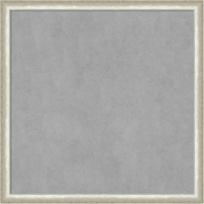 Amanti Art Silver Framed Magnetic Board 26x26 Medium Vision Board by AmantiArt