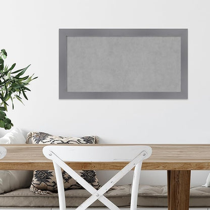 Amanti Art Grey Framed Magnetic Board 14x26 Small Vision Board - Image 5