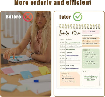 Tlenpo To Do List Notepad, 60 Sheets Daily Planner Notebook Organizer, Portable - Image 5