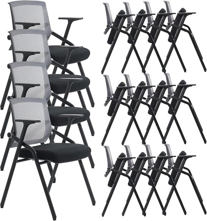 BLANEDUO, 16 Pack Conference Room Chairs, Folding Office Desk Chair by BLANEDUO