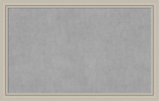 Amanti Art Silver Framed Magnetic Board 28x44 Large Vision Board by AmantiArt