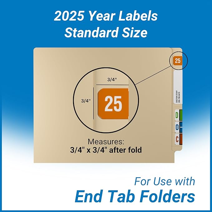 2025 Year Labels, Doctor Stuff 2025 Chart Stickers, Reynolds & Reynolds Style - Image 5