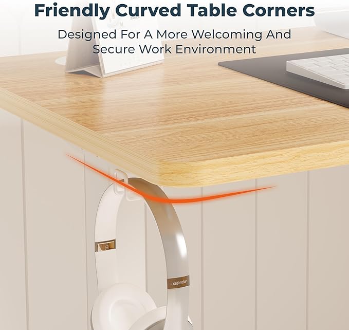 Adjustable Stand Up Desk with Memory Preset, Electric Standing Desk 55x 24 Inch - Image 7
