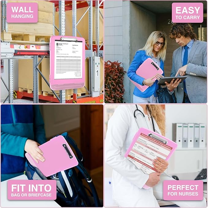 Sooez Clipboard with Storage, High Capacity Nursing Clipboards with Pen Holder - Image 7