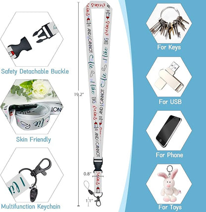 ID Badge Holder with Breakaway Lanyard, Cute Badge Reel Badge Clip Retractable - Image 5