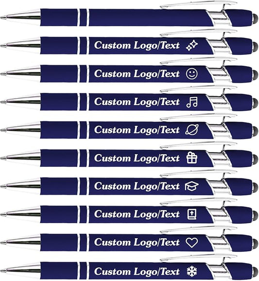 CRME Ballpoint Pen 2-in-1 Stylus Bulk Custom Pens Personalized Engraved Metal by Unknown