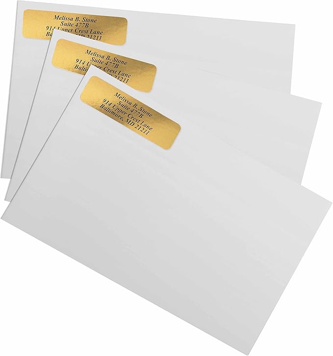 Gold Foil Personalized Return Address Labels - Image 4