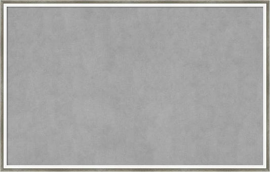 Amanti Art Silver Framed Magnetic Board 21x33 Large Vision Board by AmantiArt