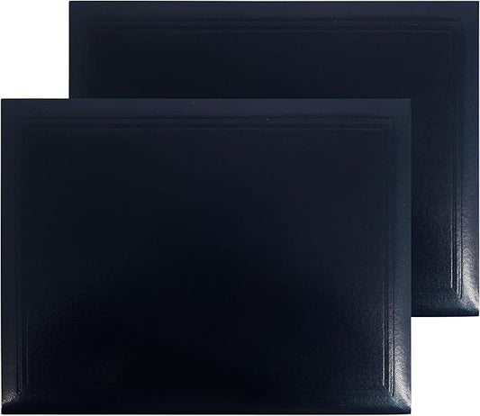 GraduationMall 8.5"x11" Smooth Padded Diploma Cover Certificate Holder Darkblue by GraduationMall%C2%AE