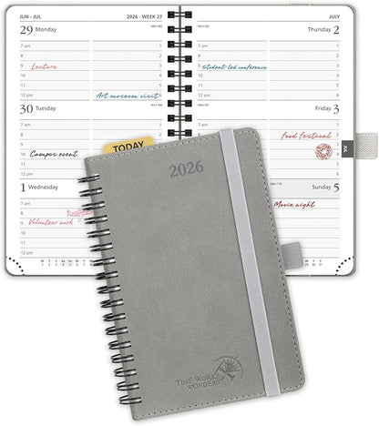 POPRUN Pocket 2026 Planner Weekly and Monthly by POPRUN