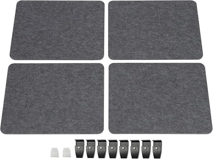 ReFocus Raw Clamp-On Acoustic Desk Divider Mounted Privacy Panel Set – Reduce - Image 9