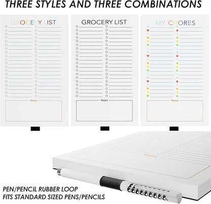SooHeeRange 3 Pack Magnetic Grocery List Pad - Image 5
