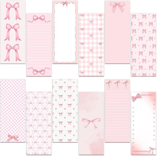 Gersoniel 12 Packs Magnetic Notepads by Gersoniel