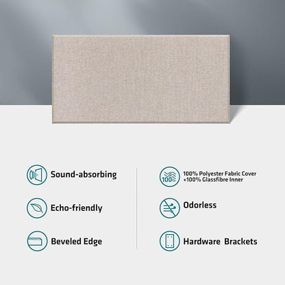 23.62" X 11.81" X 2" Fiberglass Wall Panel, 4 Pack Acoustic Panels, Acoustic - Image 6