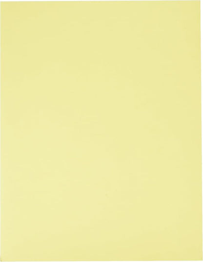 LUXPaper 8.5" x 11" Paper | Letter Size | Pastel Canary Yellow | 60lb. Text | - Image 2
