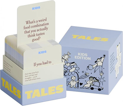 TALES Conversation Cards, Kids Edition 150 Count, Fun Family Games by TALES