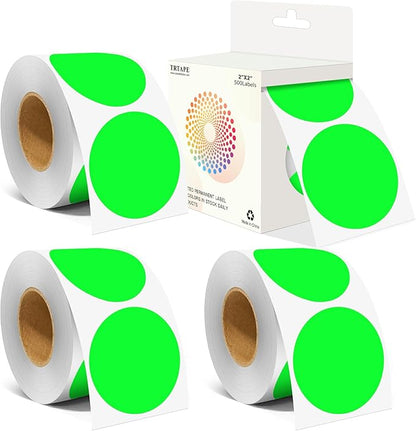 2 Inch Color Coding Round Labels by Unknown