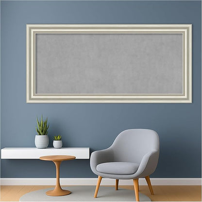 Amanti Art Silver Framed Magnetic Board 26x54 Oversize Vision Board - Image 5