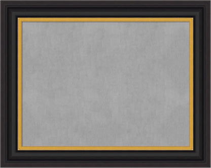 Amanti Art Black Framed Magnetic Board 24x30 Medium Vision Board by AmantiArt