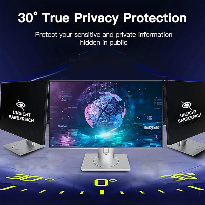 2 Pack Magnetic Hanging Computer Privacy Screen 24 Inch - Image 4