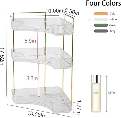 YCIA&DONE Corner Bathroom Counter Organizer, Makeup Organizer - Image 4