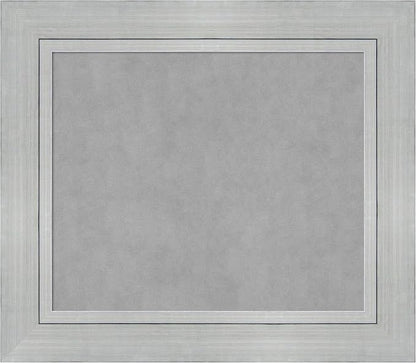 Amanti Art Silver Framed Magnetic Board 27x31 Medium Vision Board by AmantiArt