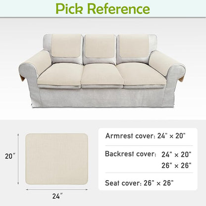 Couch Arm Covers, Sofa Arm Covers, Waterproof Armrest Cover - Image 6