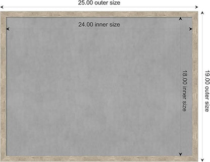 Amanti Art Silver Framed Magnetic Board 19x25 Medium Vision Board - Image 4