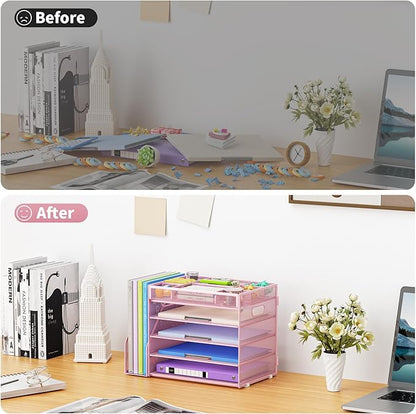 Marbrasse 5-Tier Desk Organizer - Image 5