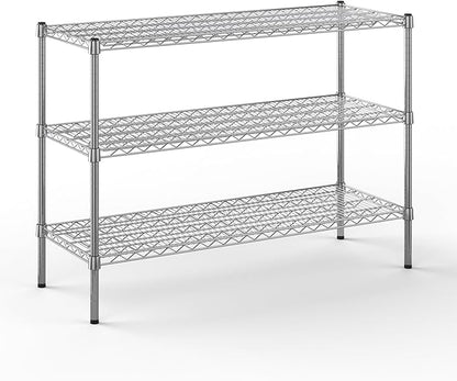 Regal Altair 18" Deep x 48" Wide x 34" Height Wire Shelving Kit | 3-Tier | NSF by Regal+Altair