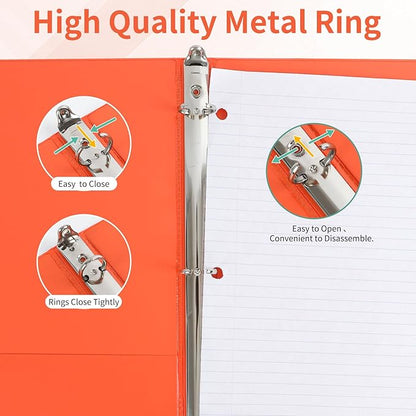 SUQJOY 0.5-inch 3 Ring Binder - Image 5