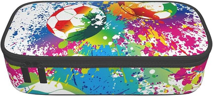 Colorful Soccer Pencil Case Big Capacity Storage Pencil Pouch Stationery Bags - Image 9